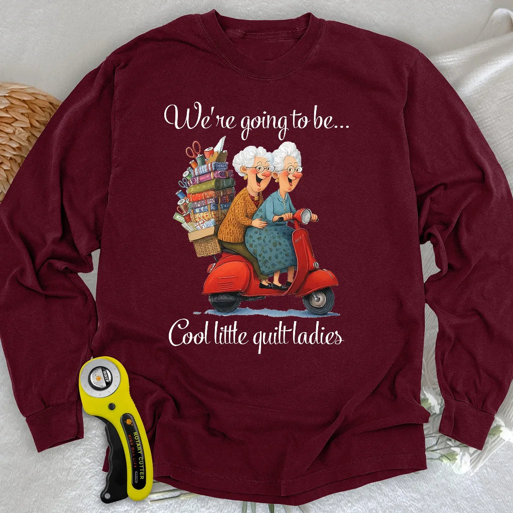 T-shirt manches longues Little Quilt Ladies