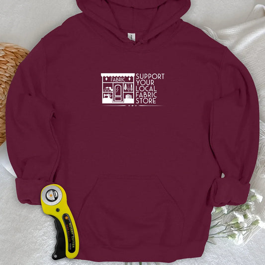 Kapuzenpulli vom lokalen Stoffgeschäft