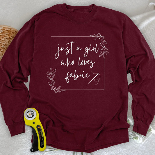 Love Fabric Langarm-T-Shirt