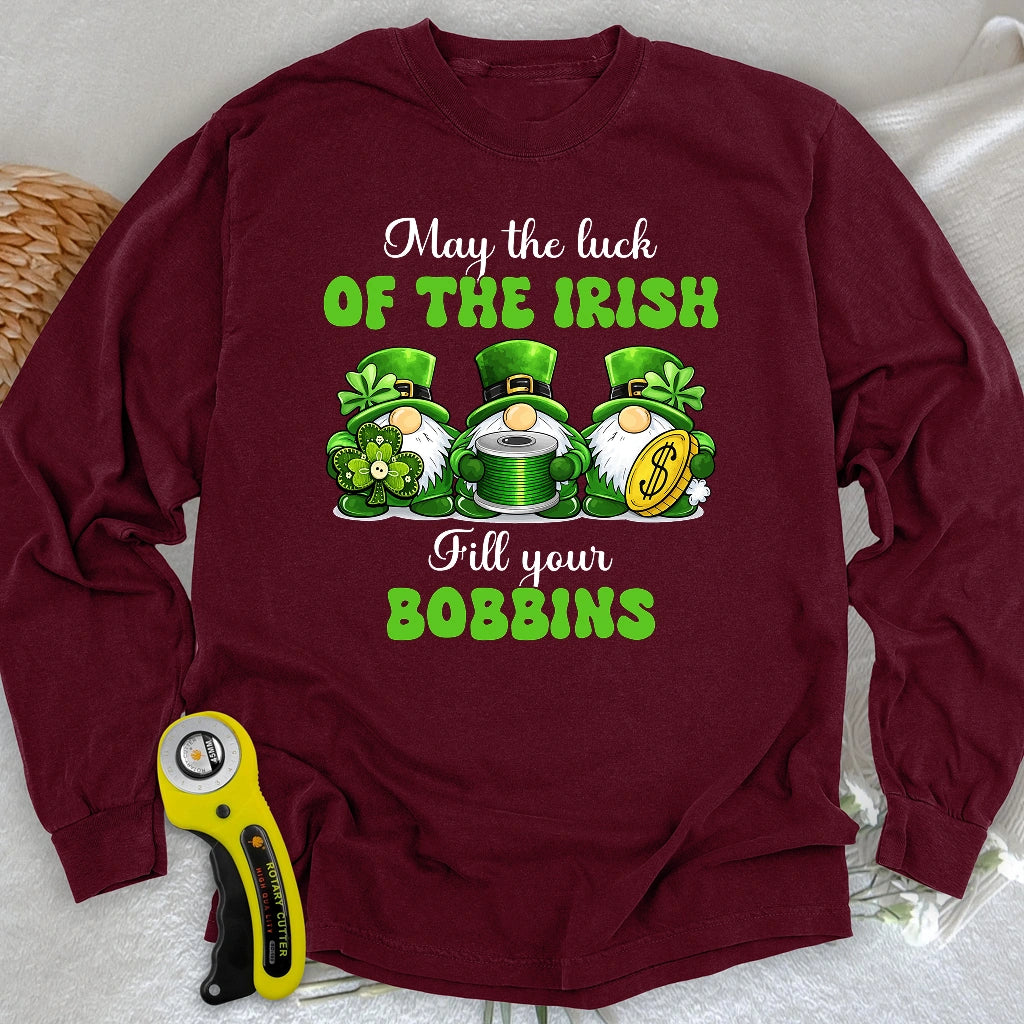 Lucky Bobbin Blessings Long Sleeve T-shirt