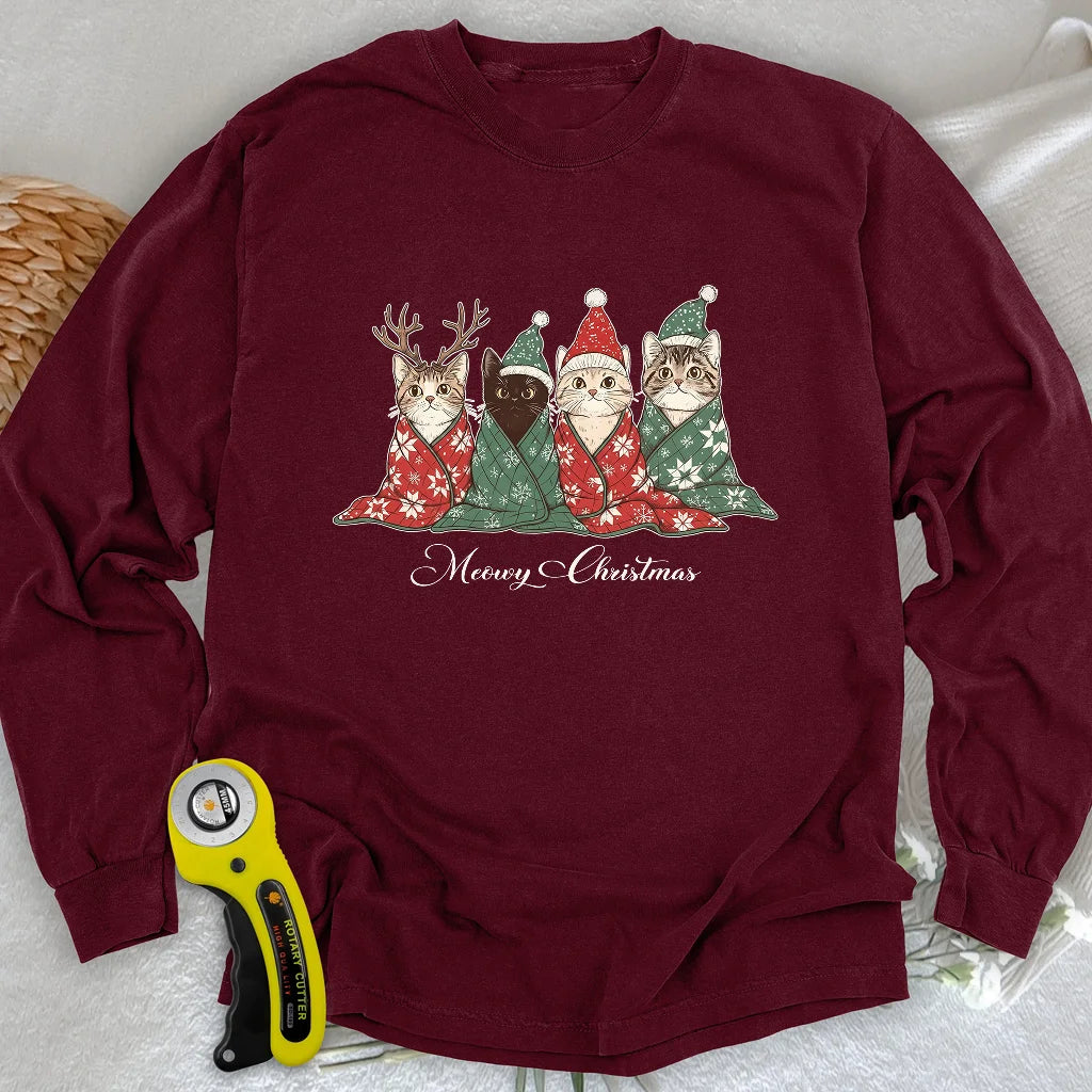 Miau-nachten Langarmshirt
