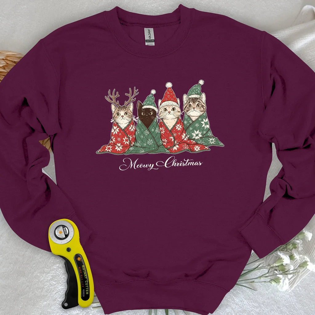 Sweat-shirt "Joyeux Noël Félint"