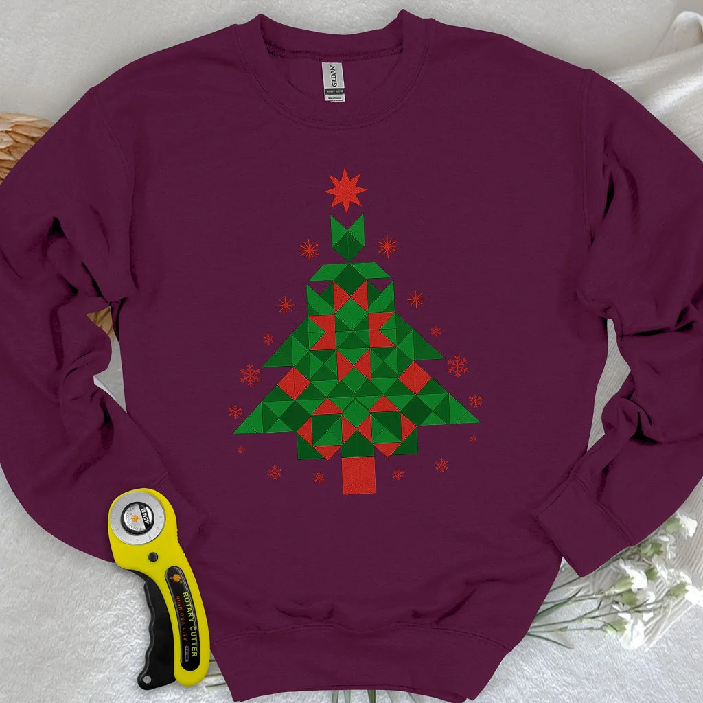 Sweat-shirt Joyeux Noël de courtepointe