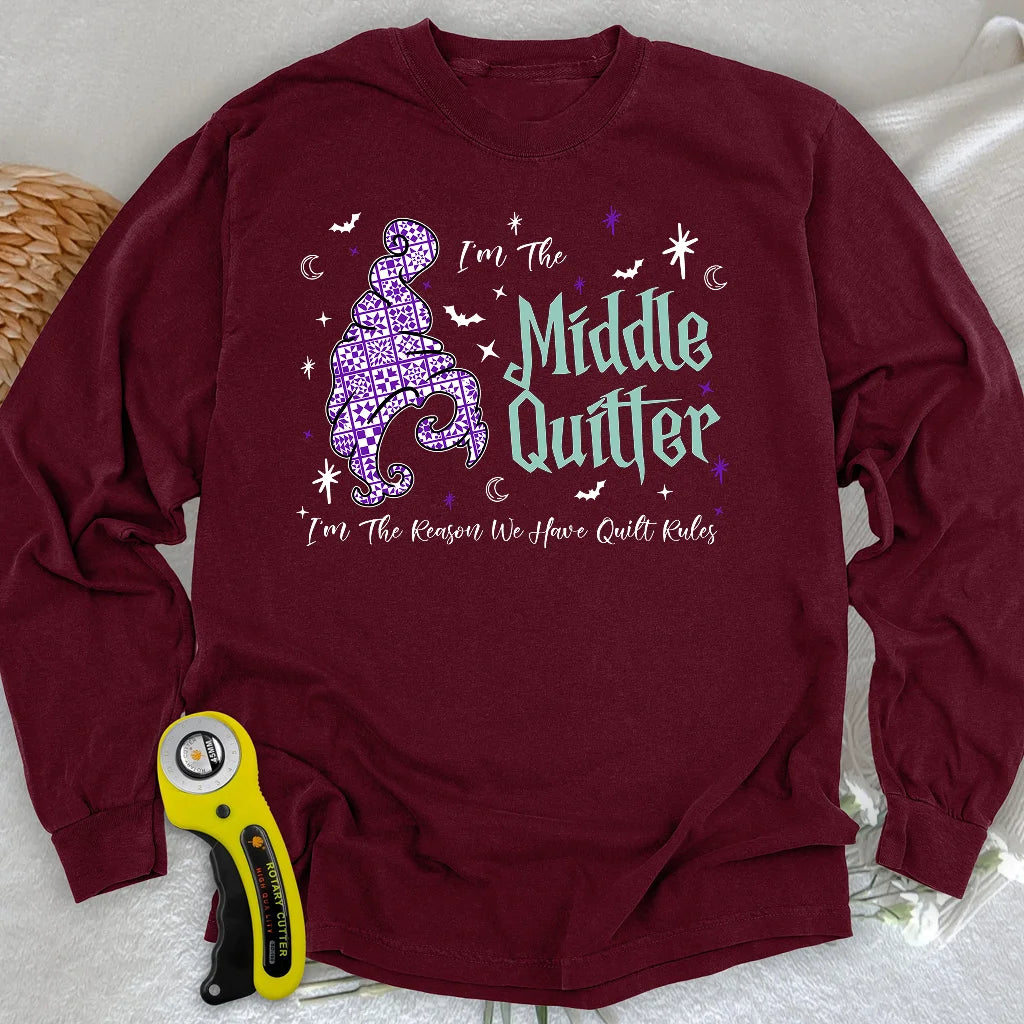 Middle Quilter Long Sleeve T-shirt