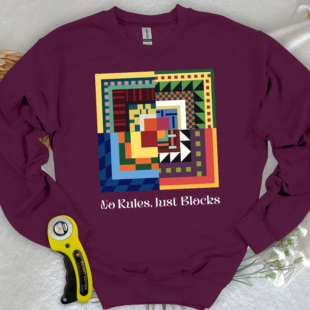 Sweat-shirt Modern Quilter Mind