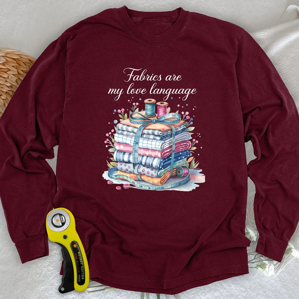 Mein Love Language Langarm-T-Shirt