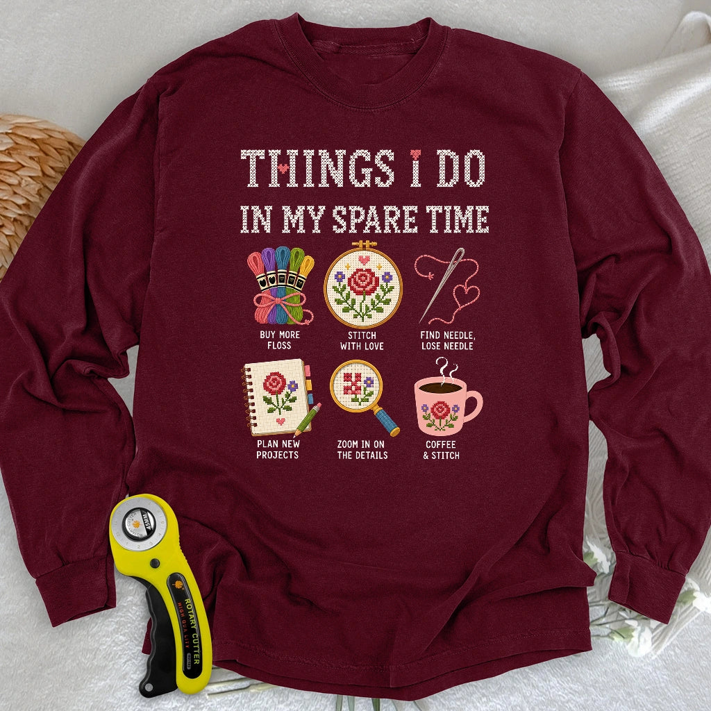 Needlework Hobbyist Long Sleeve T-shirt