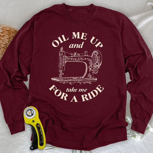 Oil Me Up Langarm-T-Shirt