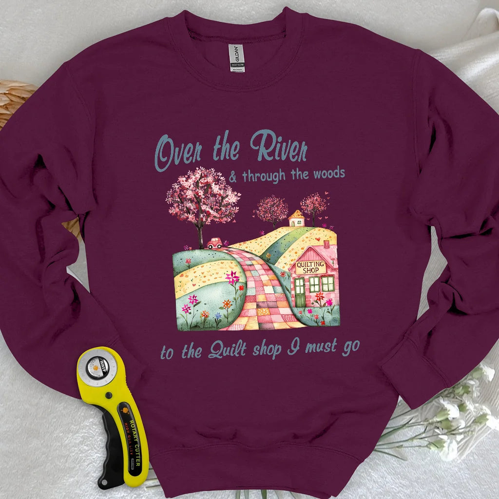 Sweat-shirt Over the River