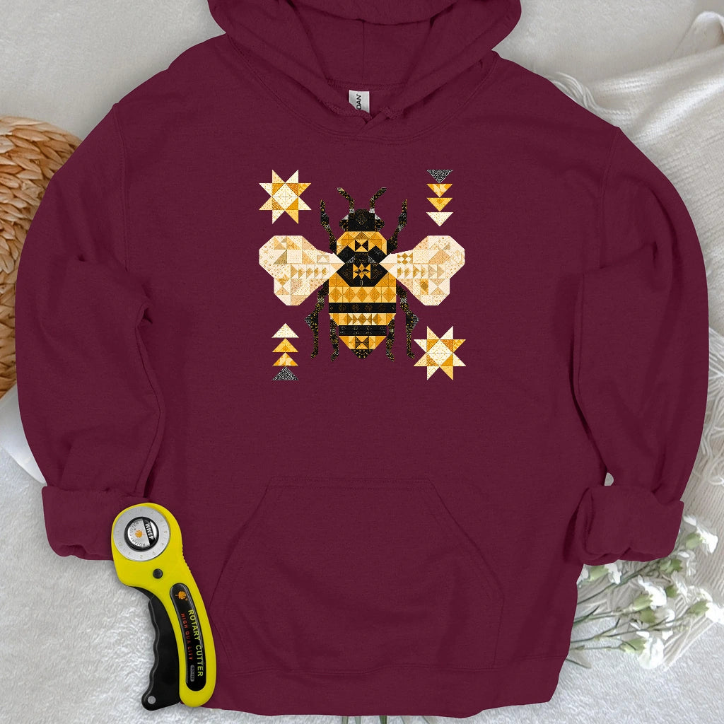Patchwork Bee Hoodie