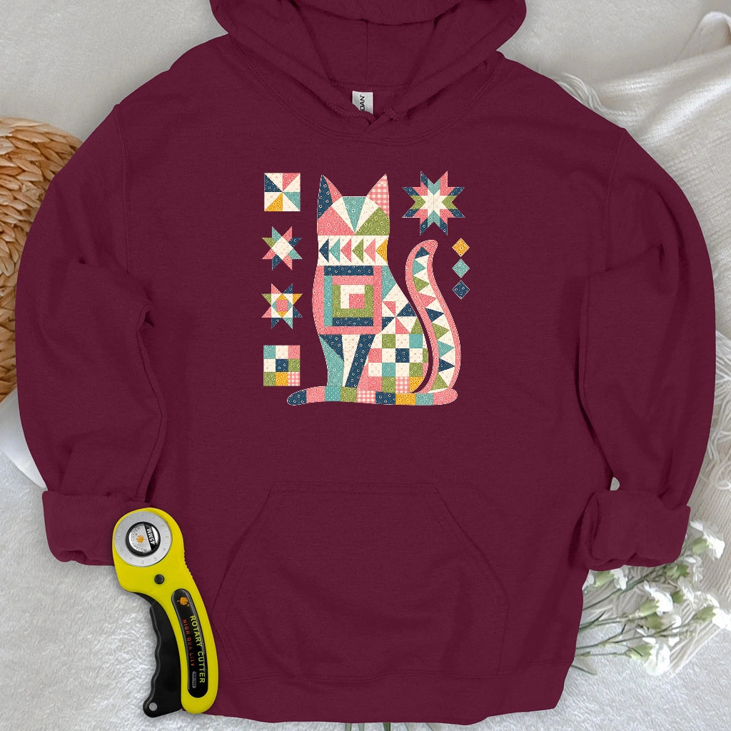 Patchwork Cat Hoodie