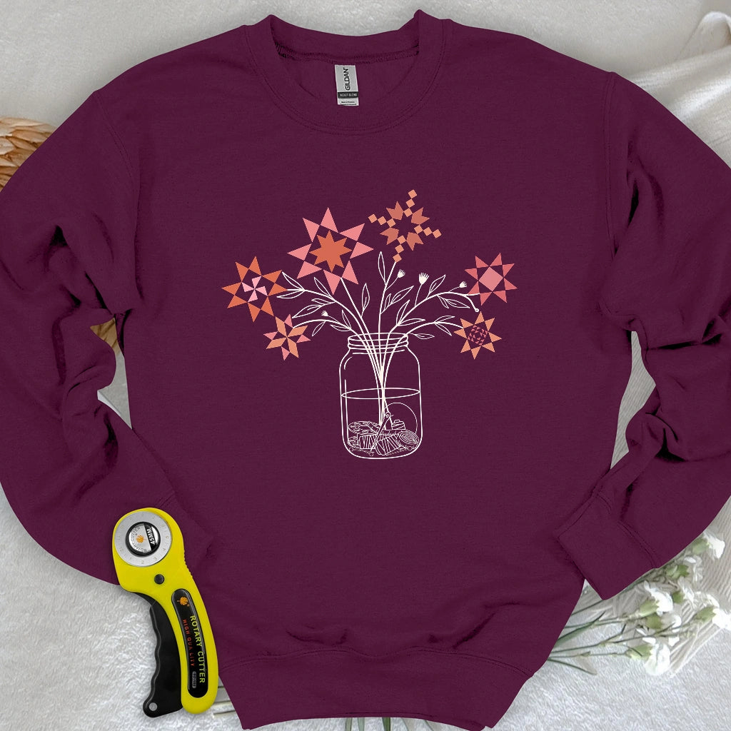 Patchwork Posy Jar Sweatshirt