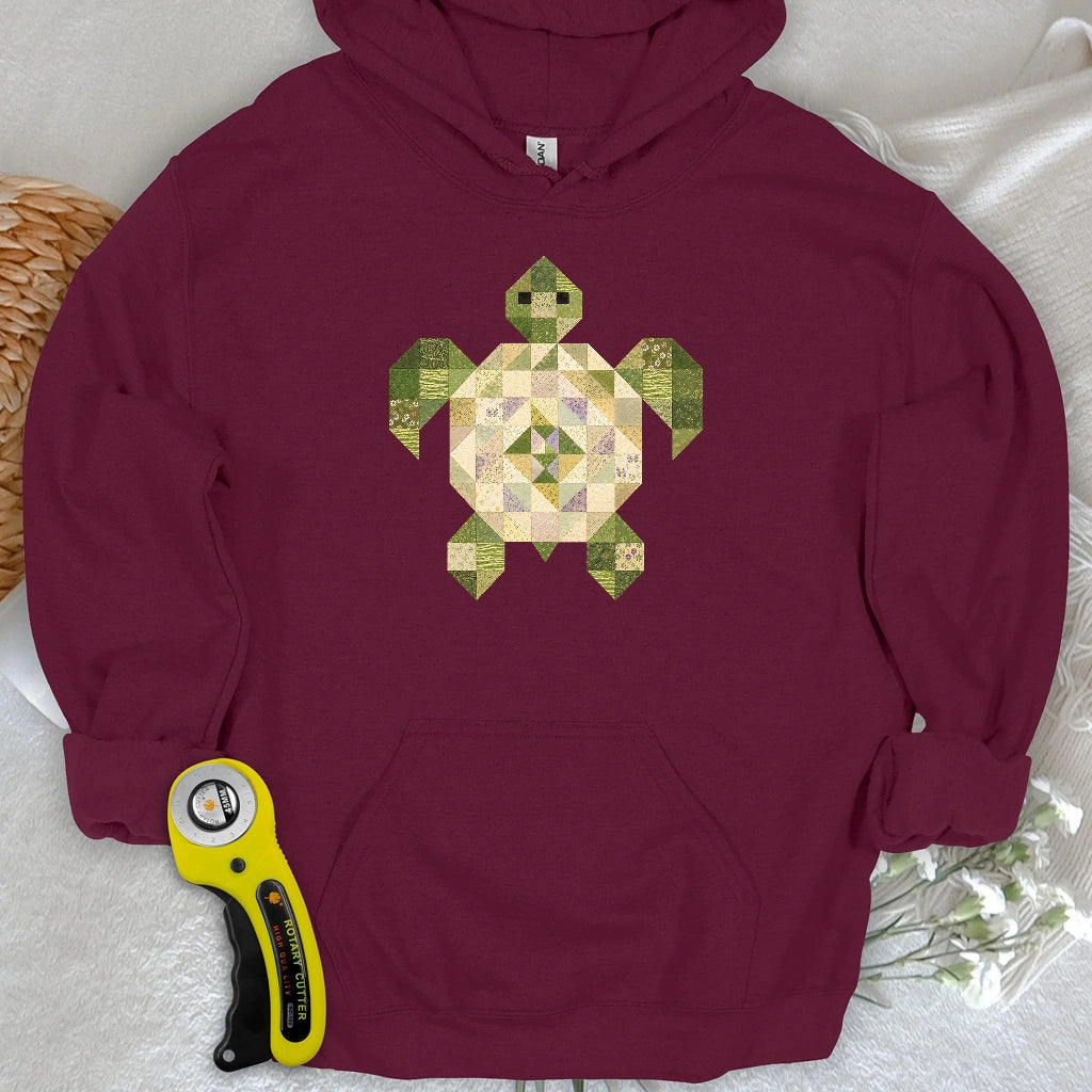 Patchwork Turtle Hoodie