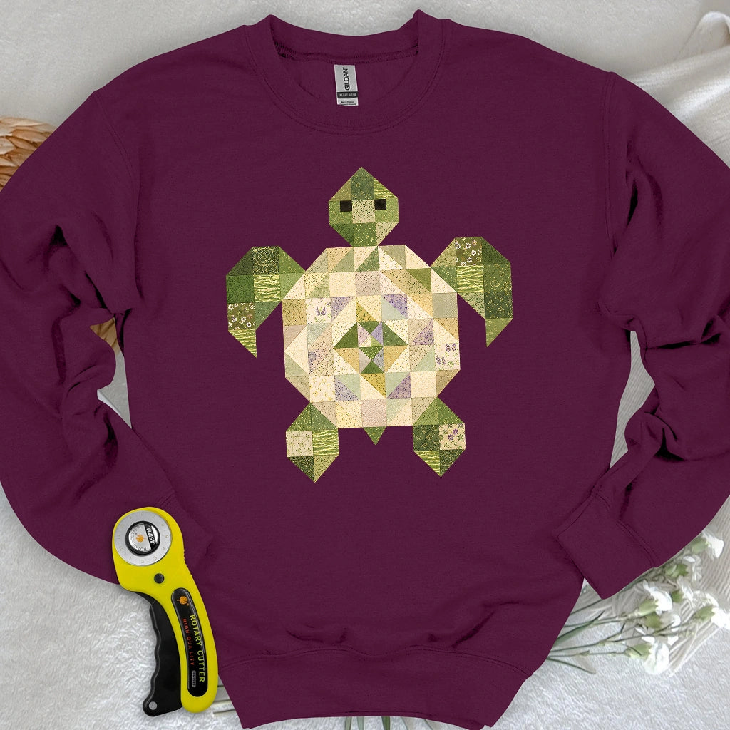 Patchwork Turtle Sweatshirt