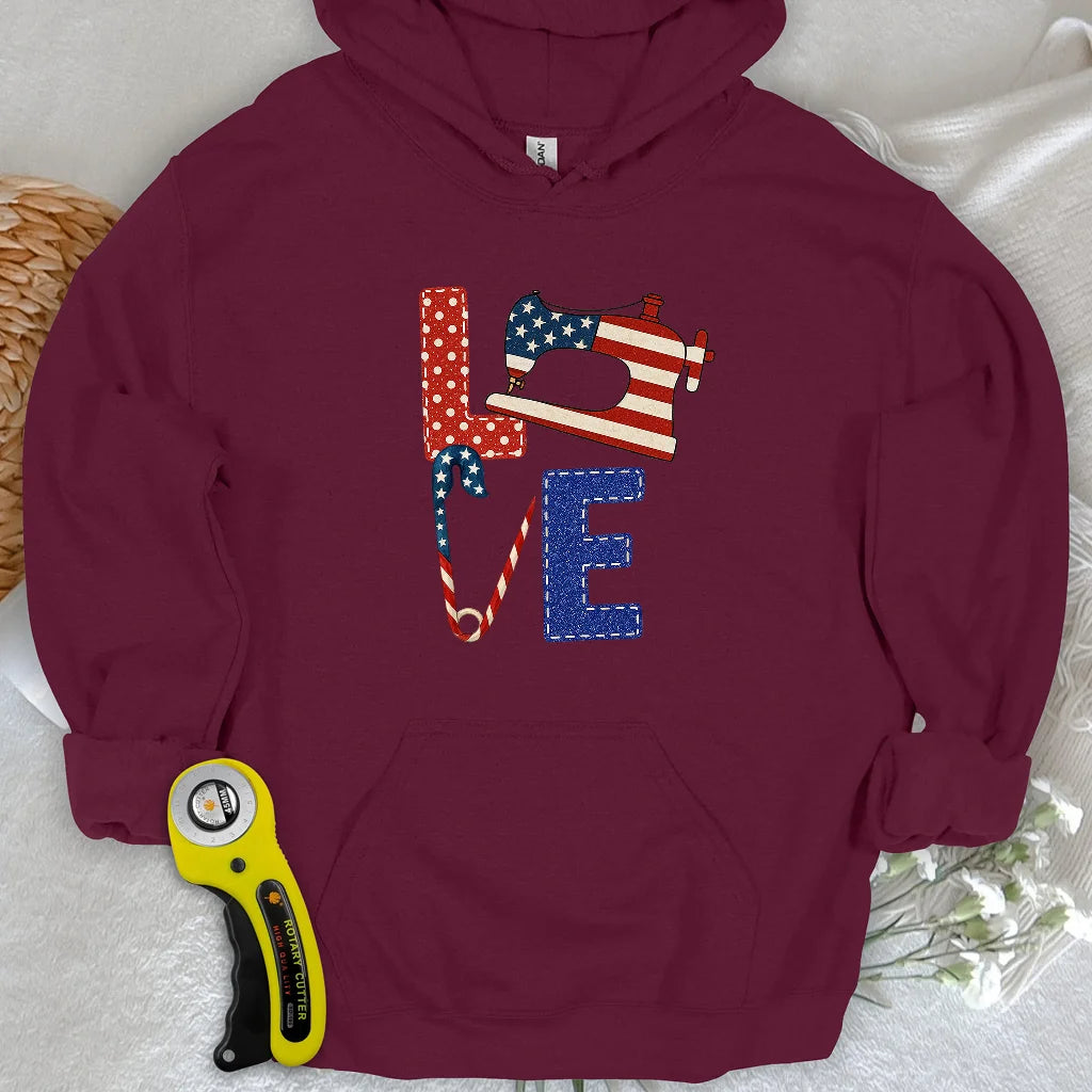 Patriotic Sewist Hoodie