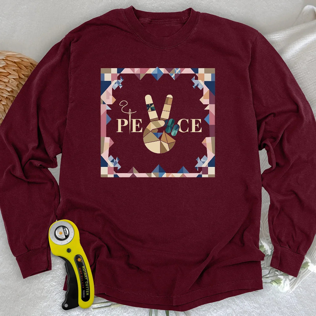 T-shirt manches longues Piece & Peace