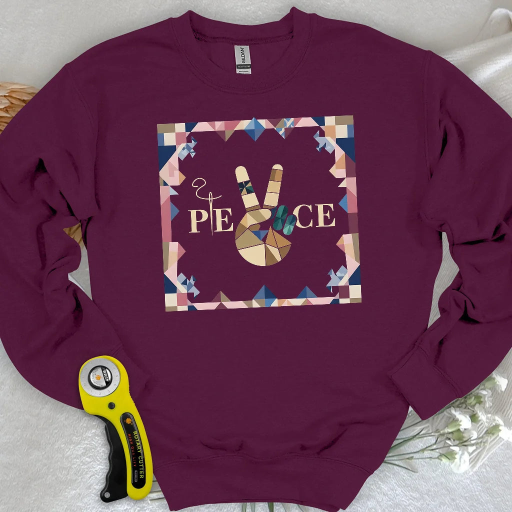 Sweat-shirt Piece & Peace