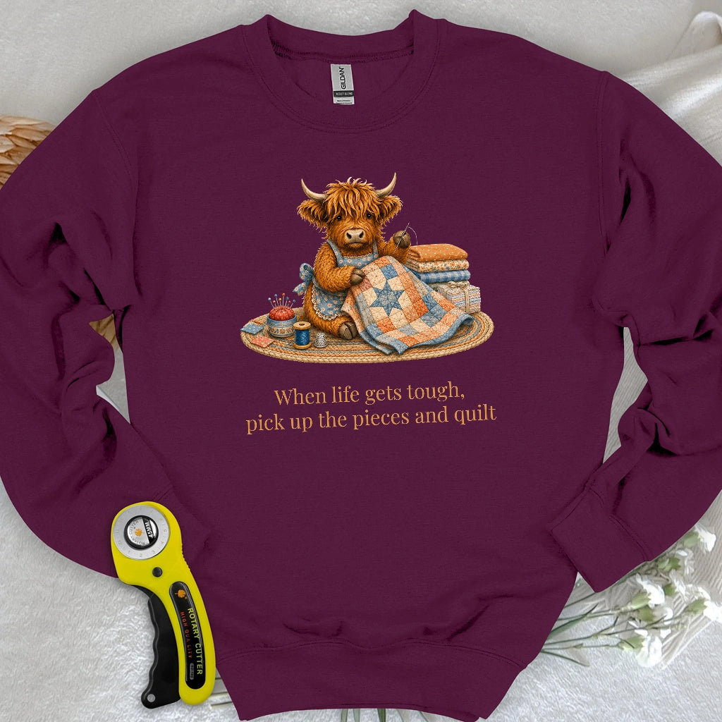 Pieces and Quilt Sweatshirt