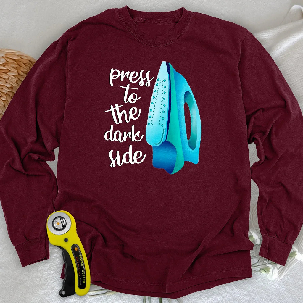 Press to the dark side Long Sleeve T-shirt