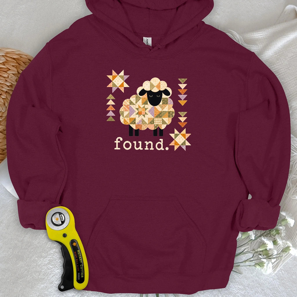 Psalm 23 Patchwork Sheep Hoodie