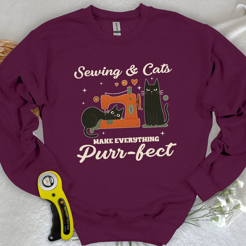 Purr-fect Sewing Sweatshirt