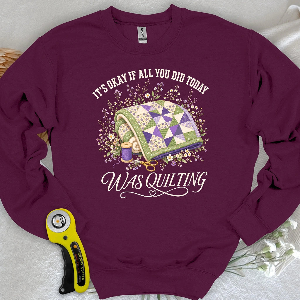Quilt All Day Sweatshirt