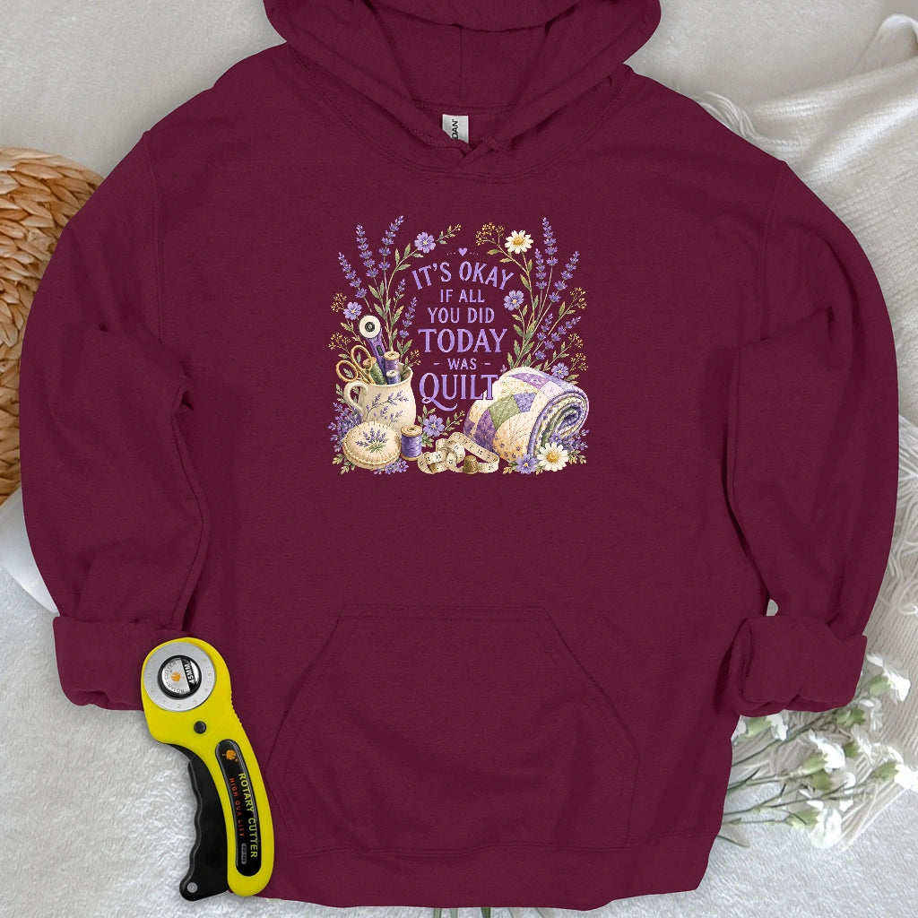 Quilt Days Are Productive Days Hoodie