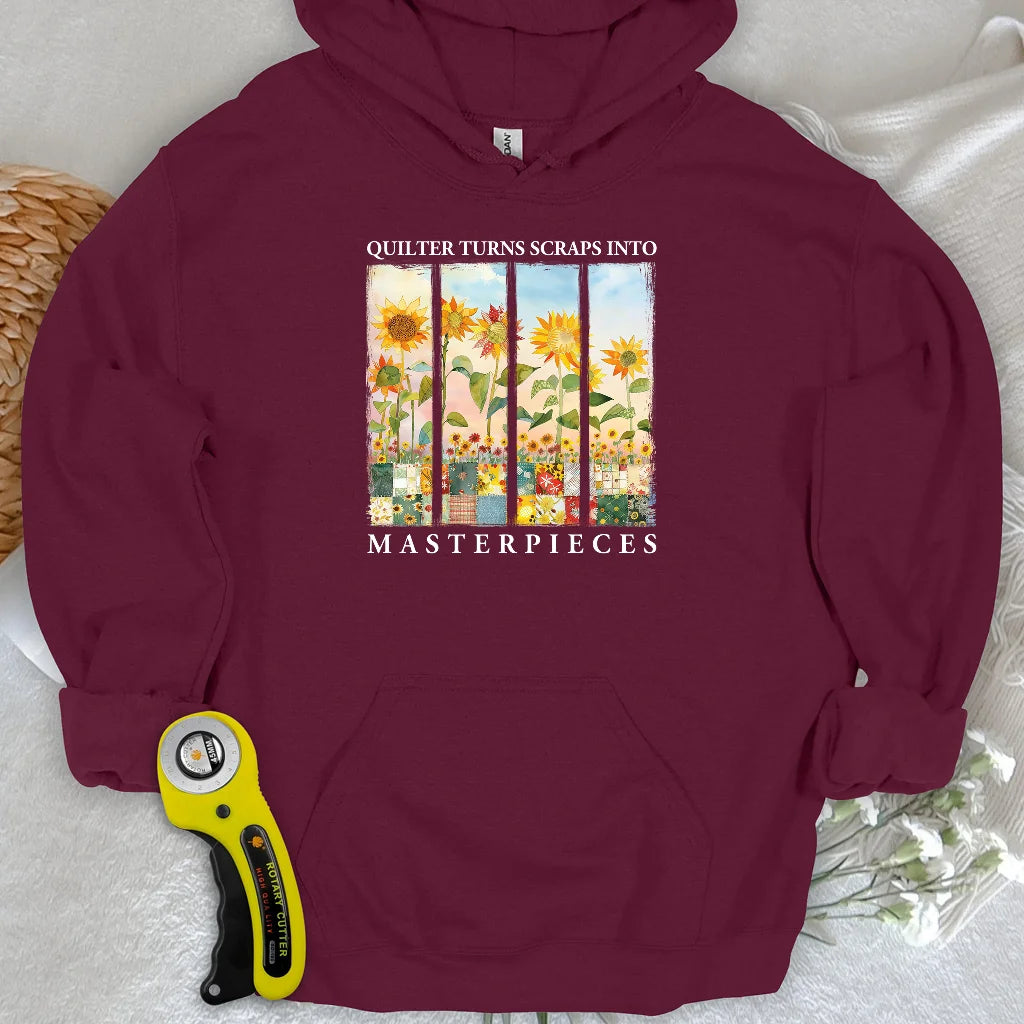 Sweat à capuche chef-d'œuvre matelassé