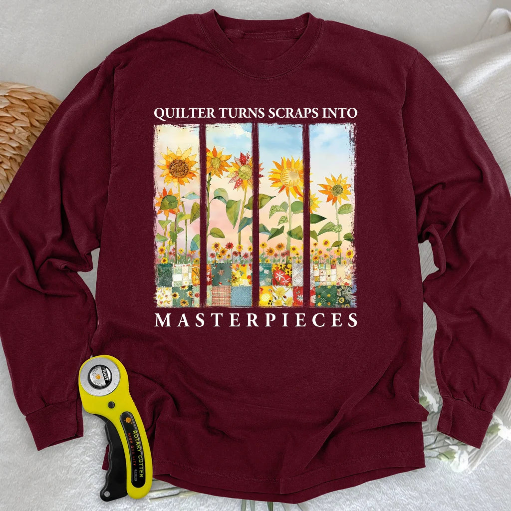 Quilt Meisterwerk Langarm-T-shirt