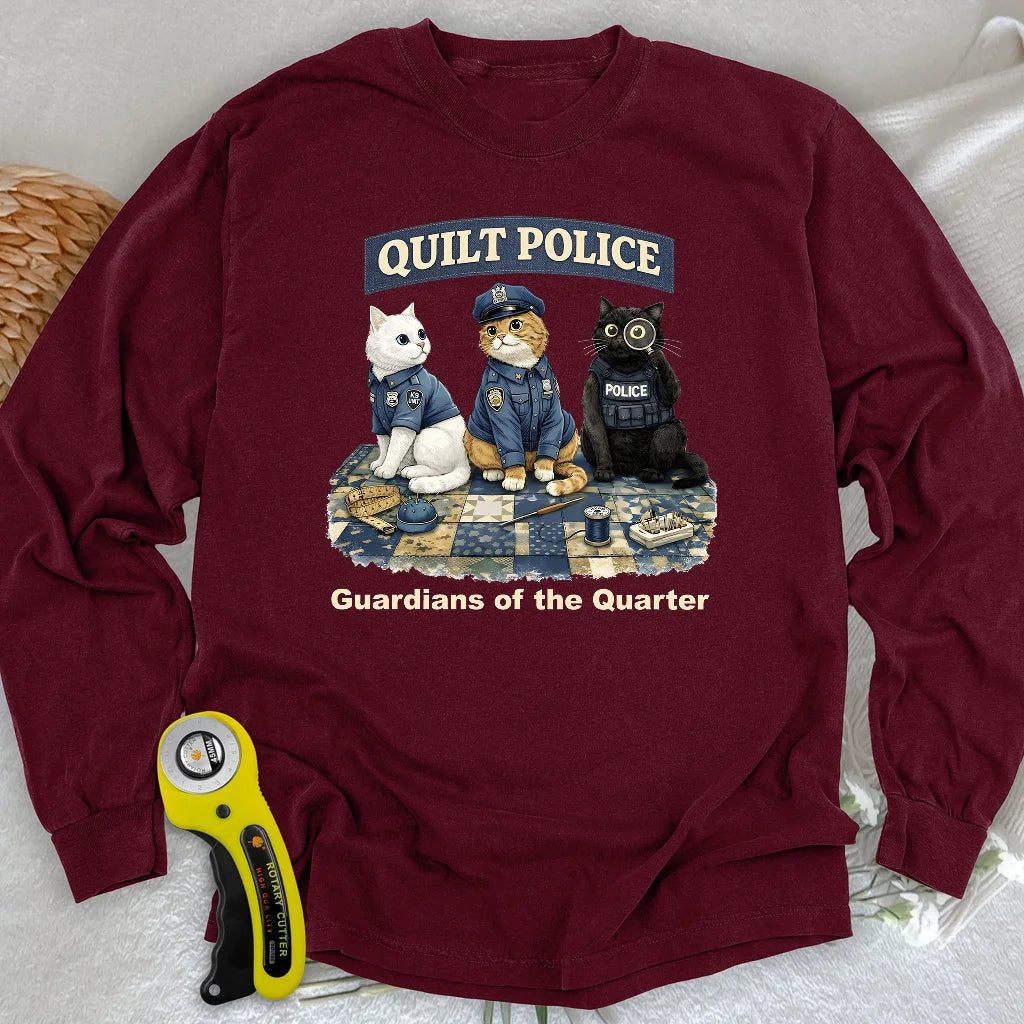 Quilt Police Long Sleeve T-shirt