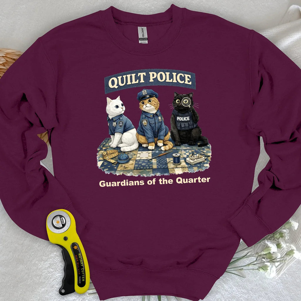 Quilt Police Sweatshirt