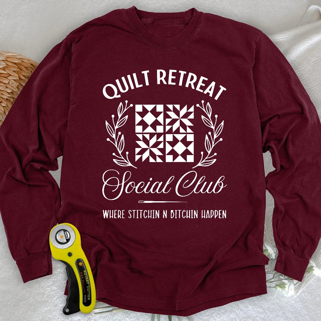 Quilt Retreat Long Sleeve T-shirt