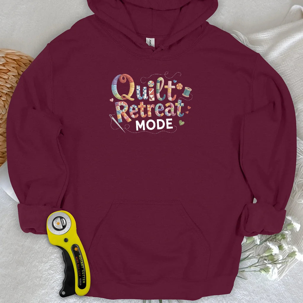 Quilt Retreat Mode Hoodie