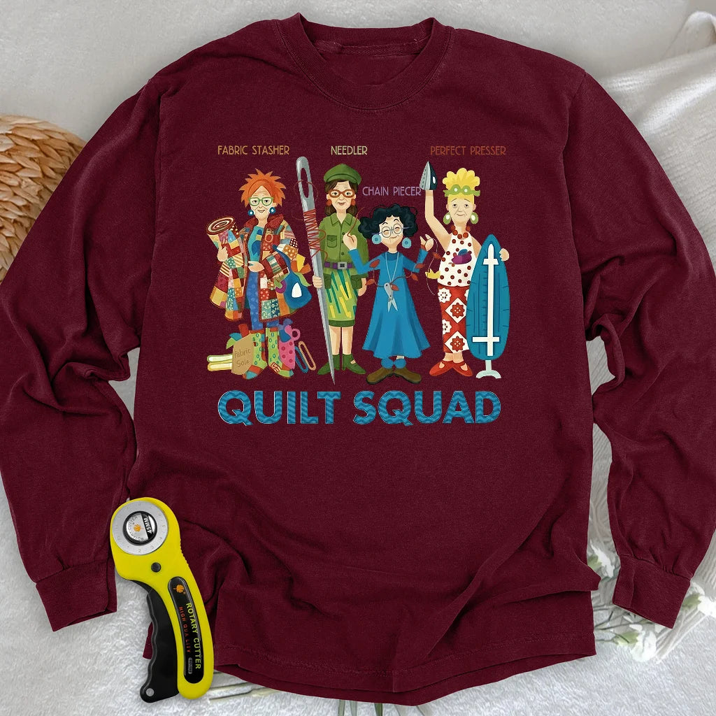 T-shirt à manches longues Quilt Squad
