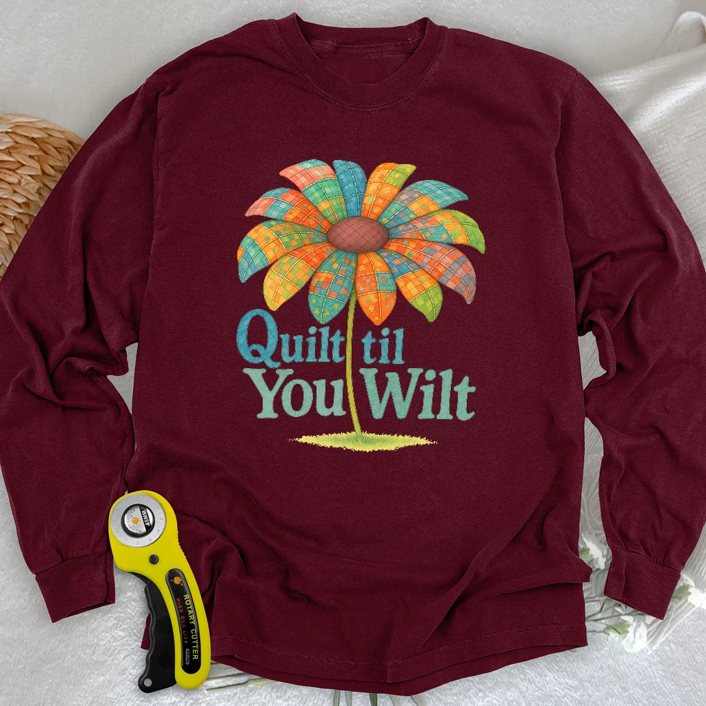 T-shirt à manches longues Quilt Wilt