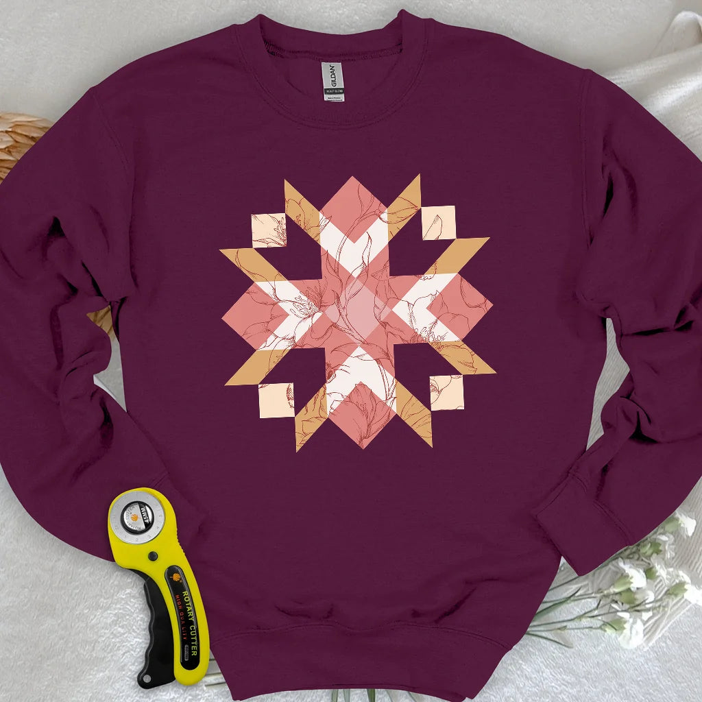 Quilted Botanica Sweatshirt