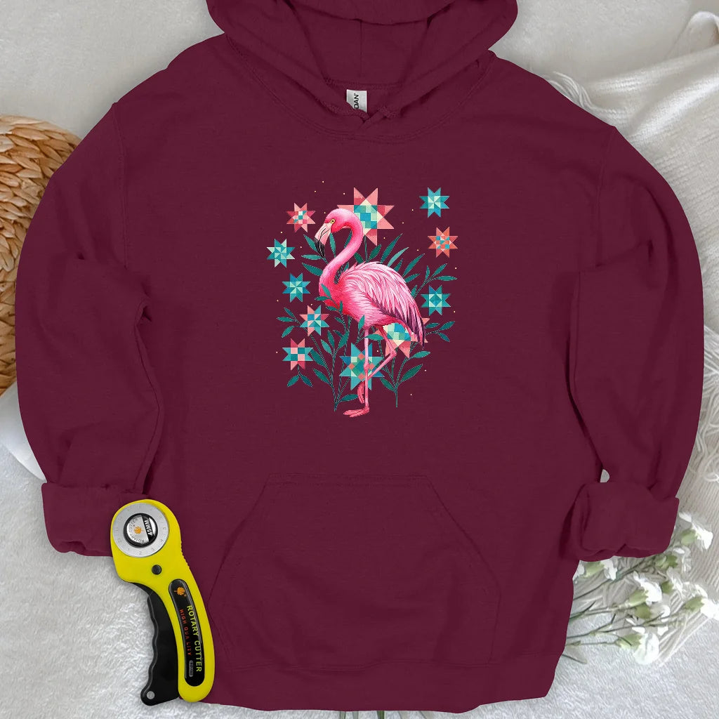 Sweat à capuche matelassé Jardin