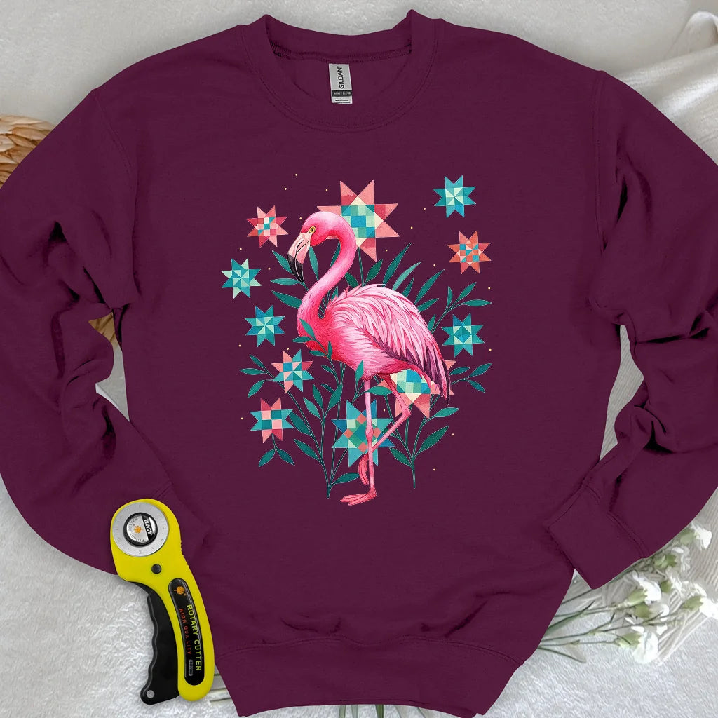 Sweat-shirt matelassé jardin