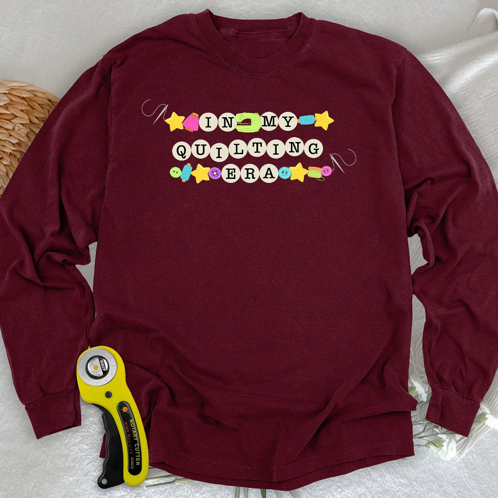 T-shirt matelassé à manches longues avec bracelet