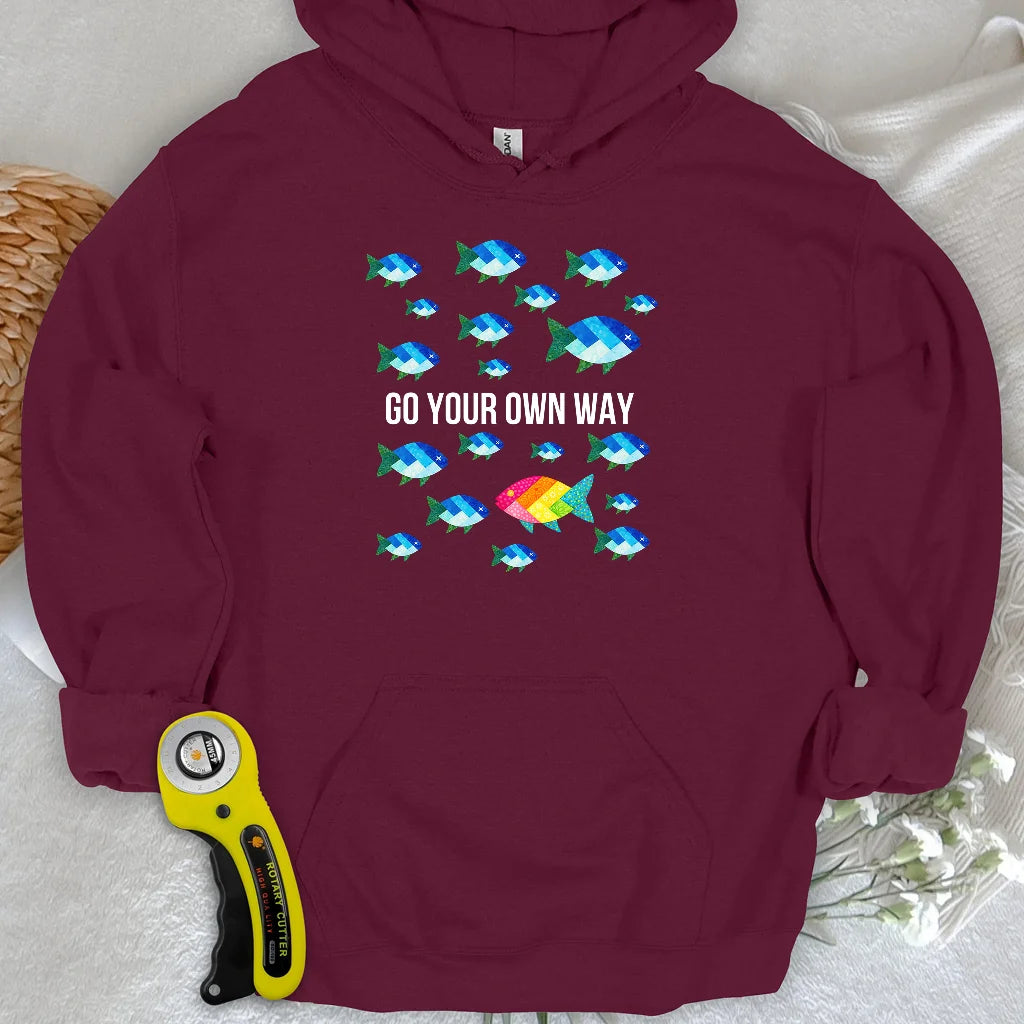 Sweat à capuche matelassé Individuality