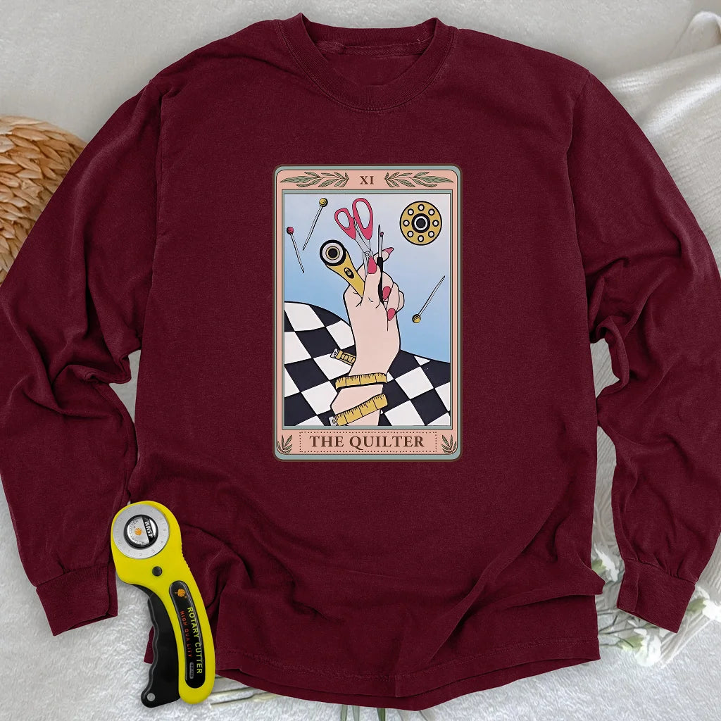 Quilter Tarot Langarmshirt