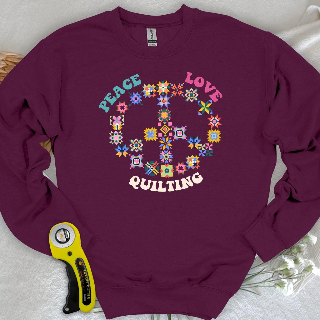 Quilting Brings Peace Sweatshirt