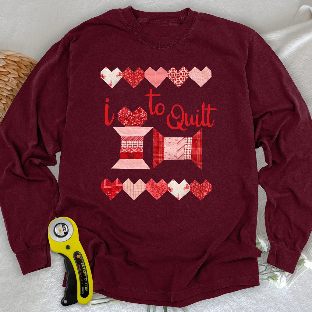Quilting Love Long Sleeve T-shirt
