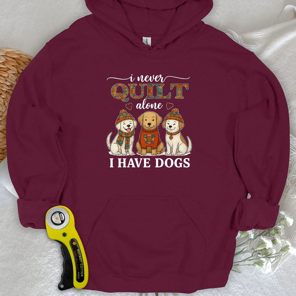 Quilting with Paws Hoodie