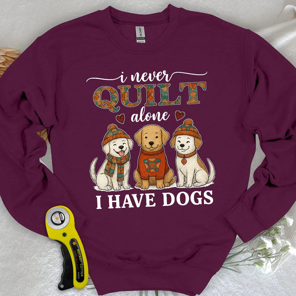 Quilting with Paws Sweatshirt