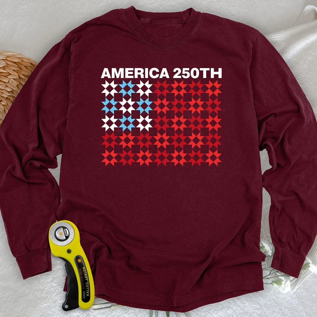 T-shirt matelassé à manches longues Tribute