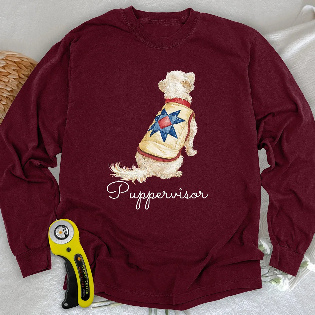 T-shirt manches longues Quilty Pup Star