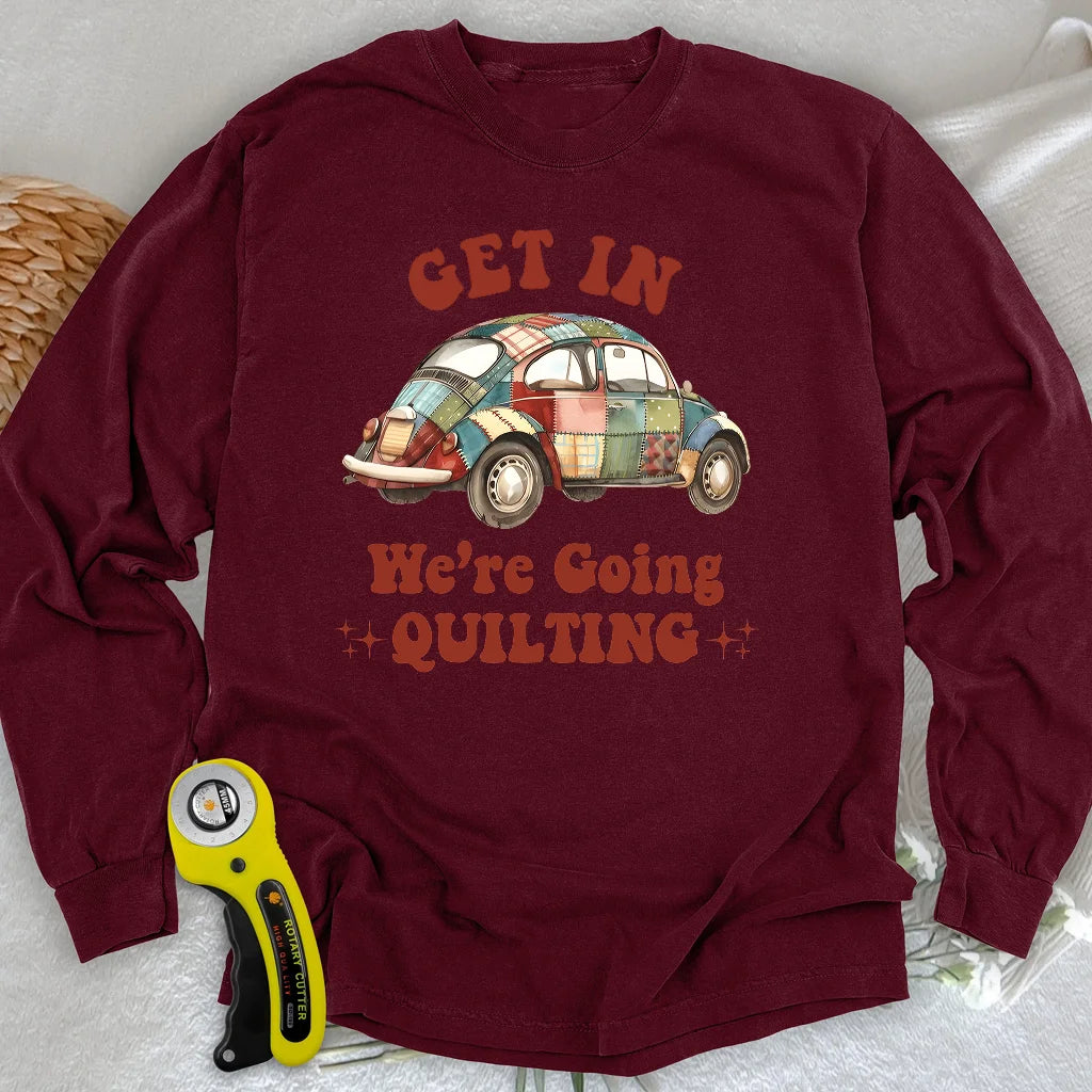 Quilty Road Trip Bug Langarm-T-Shirt