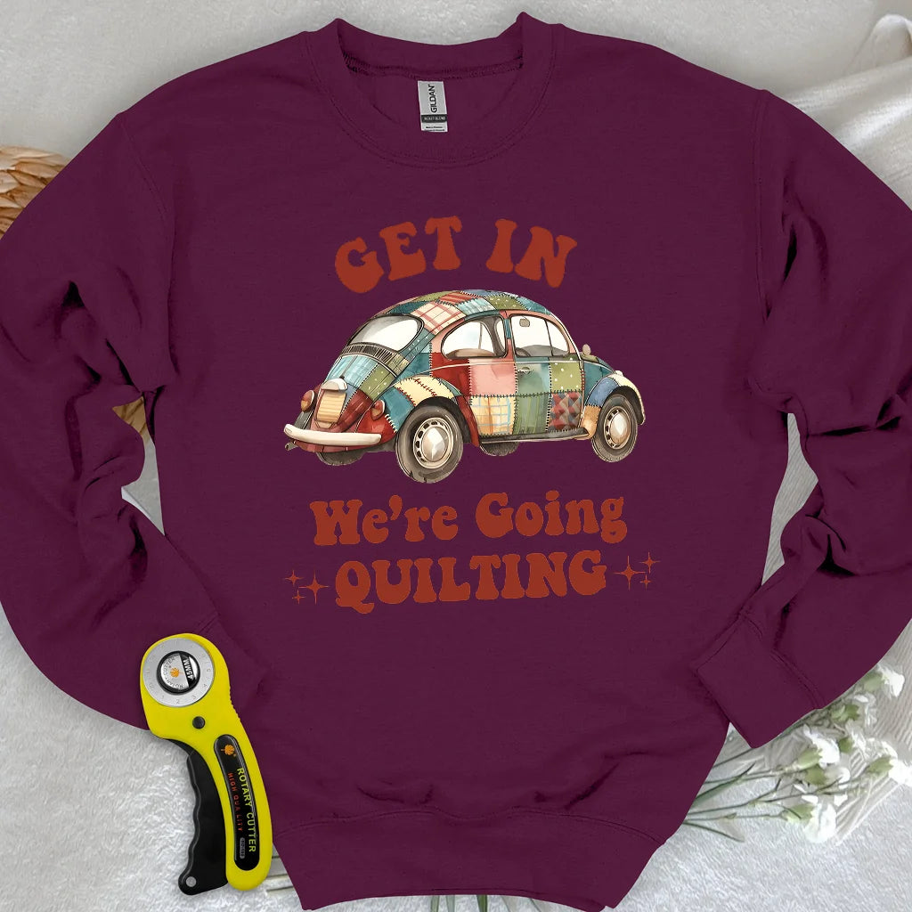 Quilty Road Trip Bug Sweatshirt