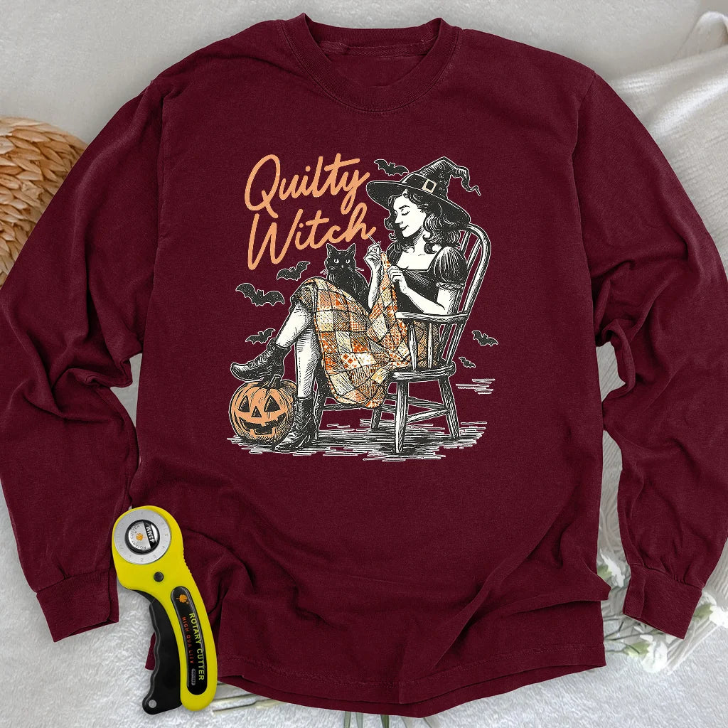 T-shirt manches longues Quilty Witch